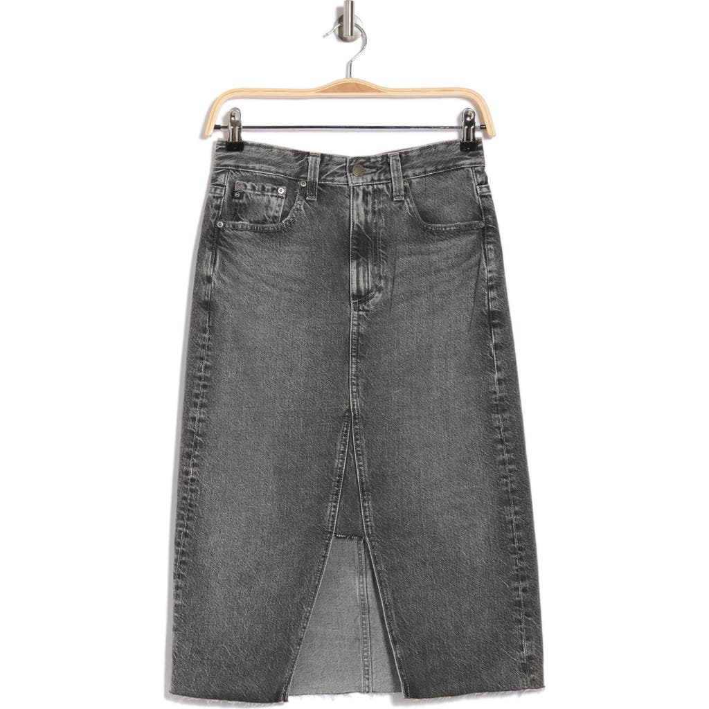Ag Haruko Denim A-line Skirt In Distortion