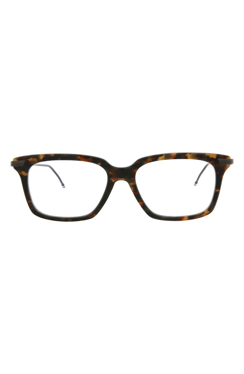 Thom Browne 53mm Novelty Square Optical Glasses, Main, color,