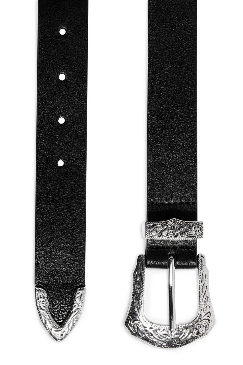 Austin Western Belt, Alternate, color, BLACK