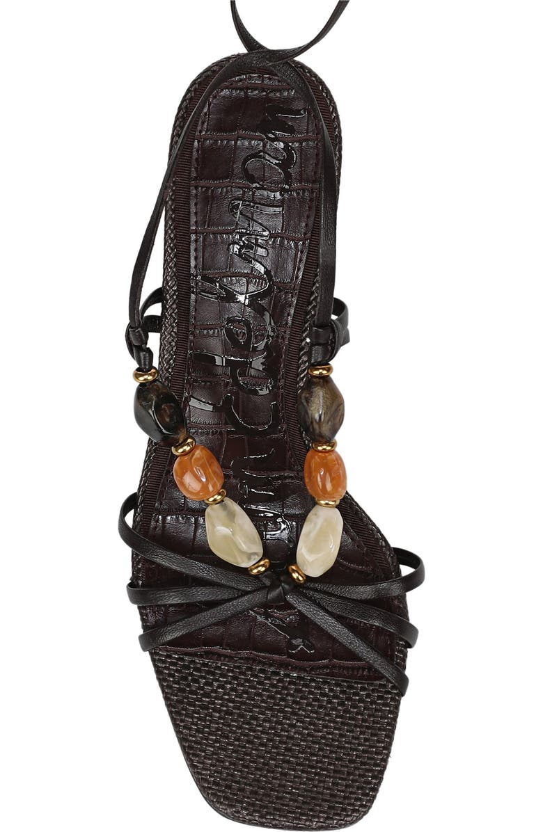 Sam Edelman Paloma Ankle Wrap Sandal, Alternate, color, Cafe Noir