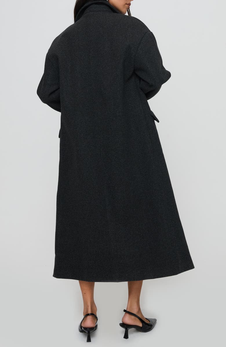 Princess Polly Night Shift Double Breasted Trench Coat, Alternate, color, 