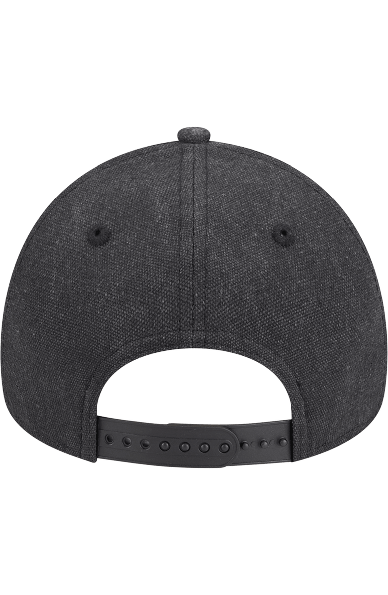New Era Men's New Era Charcoal Athletics Logo Essentials 9FORTY A-Frame Adjustable Hat, Alternate, color, 