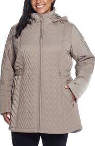Gallery Chevron Quilt Jacket