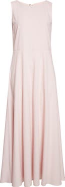 Lafayette 148 New York Sleeveless Tropical Wool Blend Midi Dress