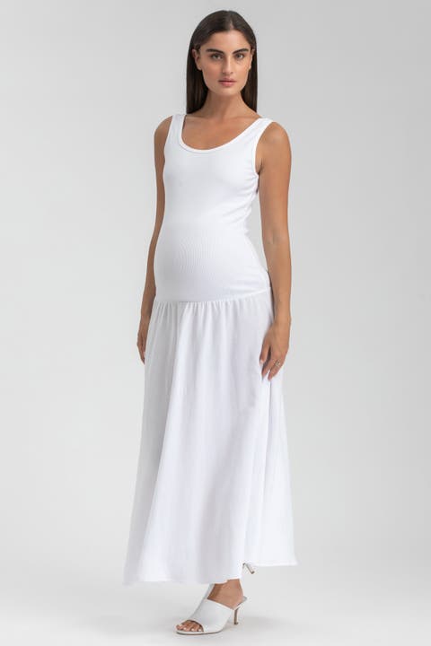 Tiana Sleeveless Twofer Maternity Dress