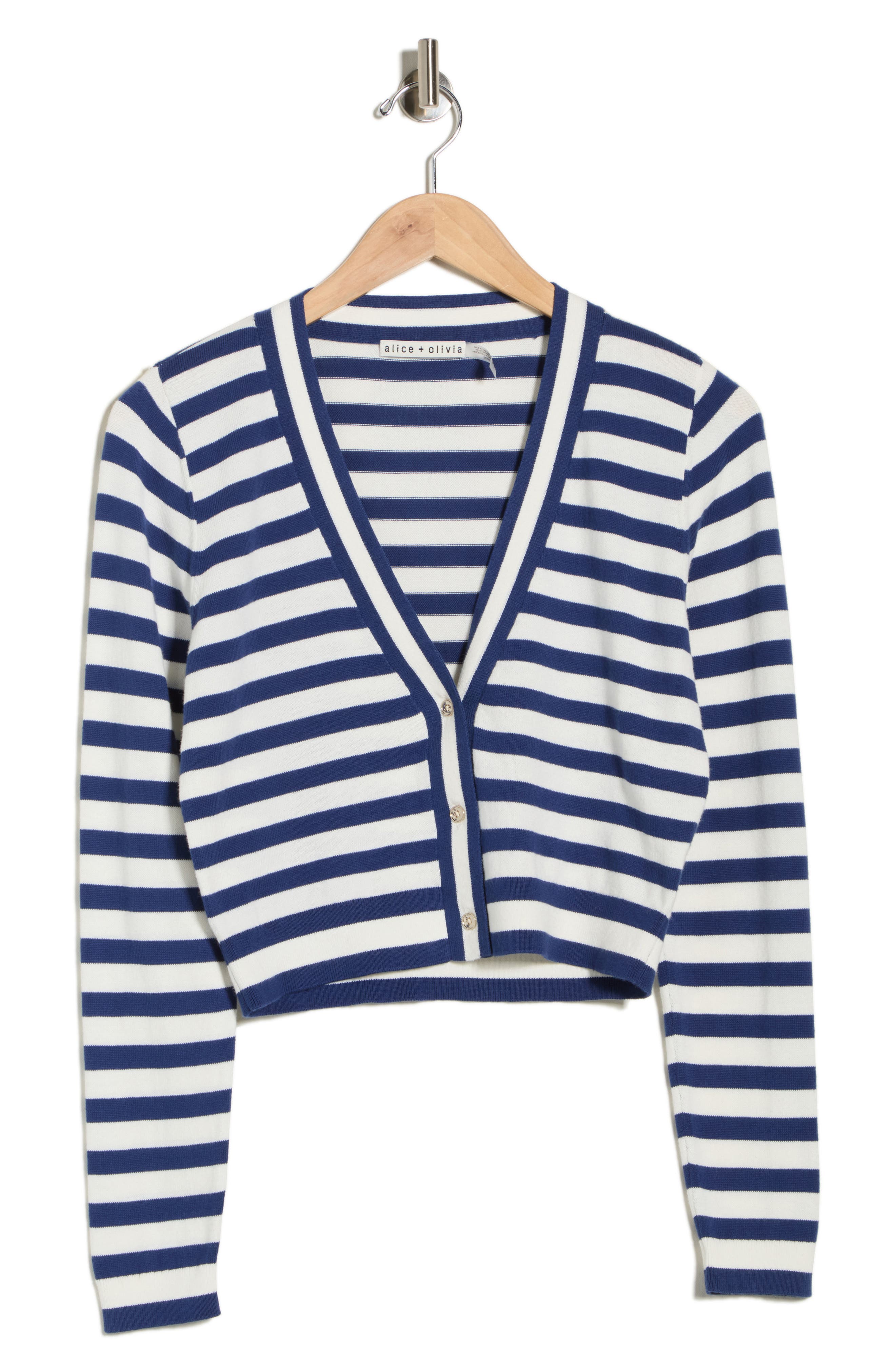 Alice + Olivia Grace Shrunken Cardigan Sweater