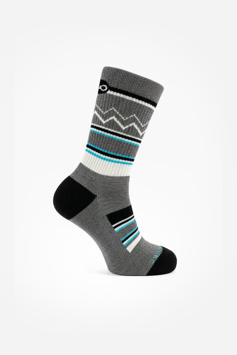 PerformaWool Midcrew All-season Hike Socks, Alternate, color, Rock Gray