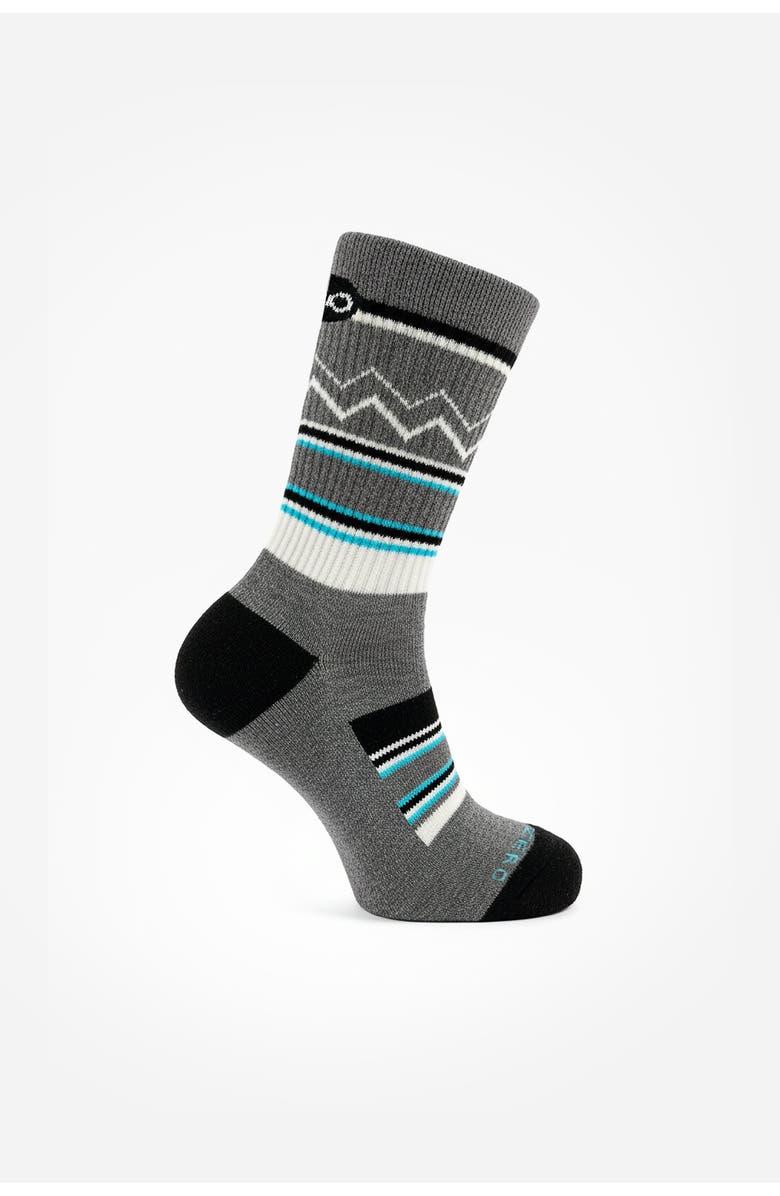 COZY ZERO PerformaWool Midcrew All-season Hike Socks, Alternate, color, Rock Gray