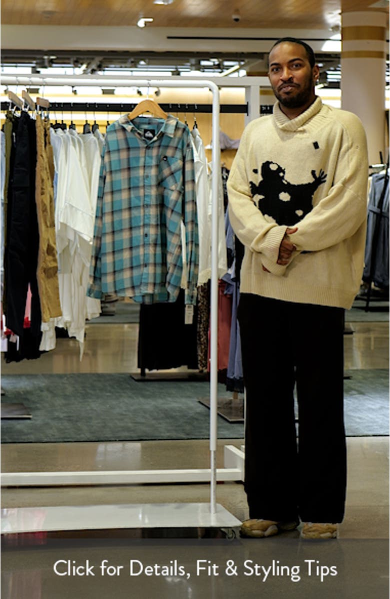 Kids' Porter Plaid Cotton Flannel Button-Up Overshirt, sales video thumbnail