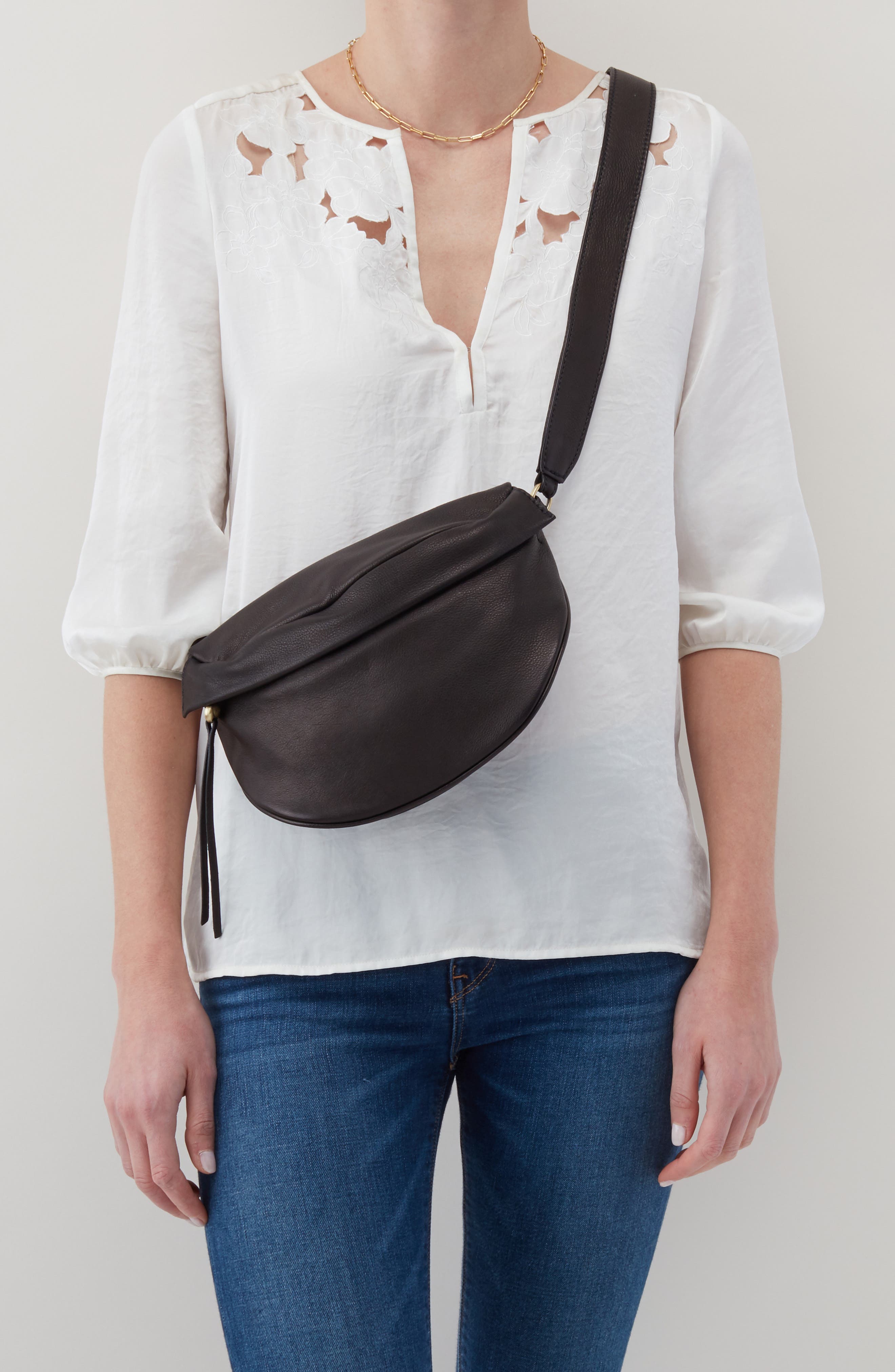 HOBO Remedy Leather Belt Bag, Alternate, color, 