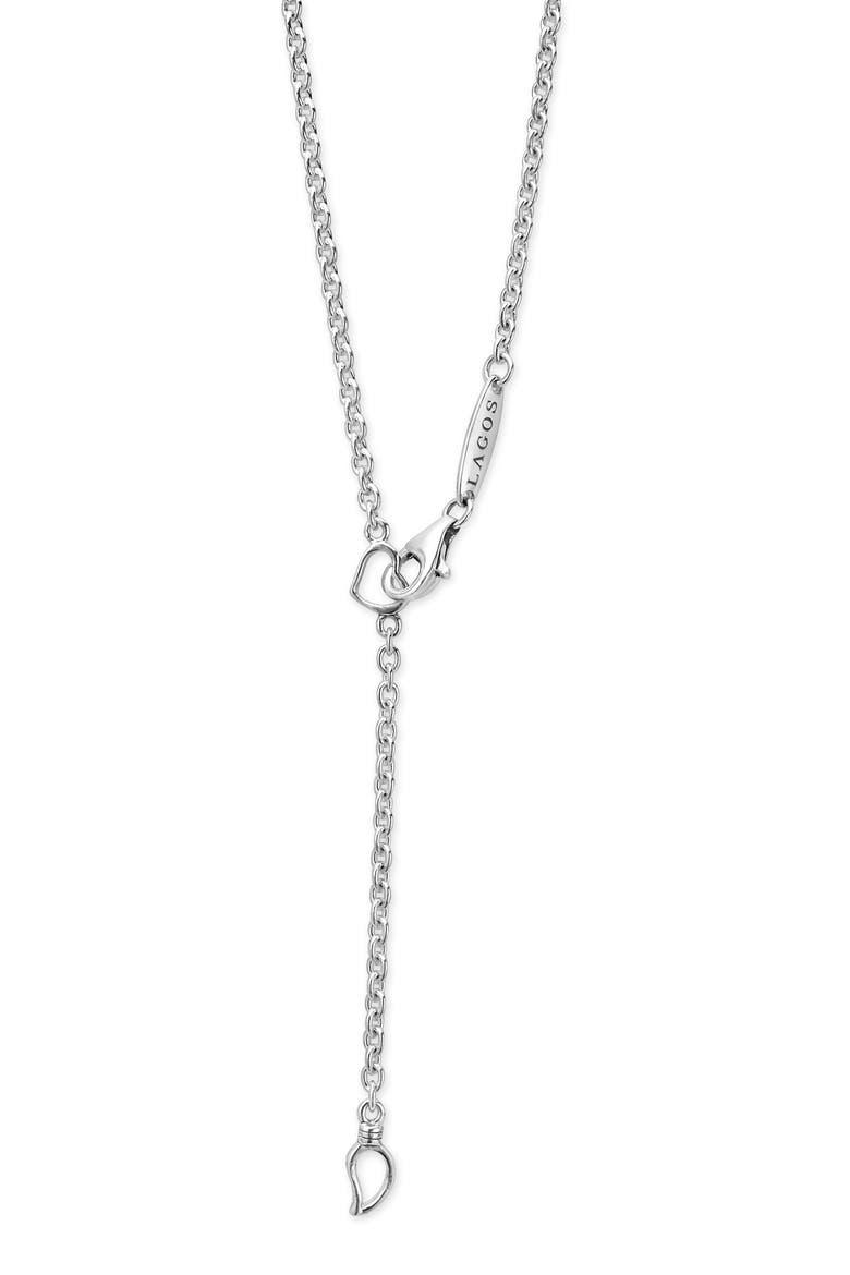 Caviar Luxe Diamond Pavé Pendant Necklace, Alternate, color, GOLD