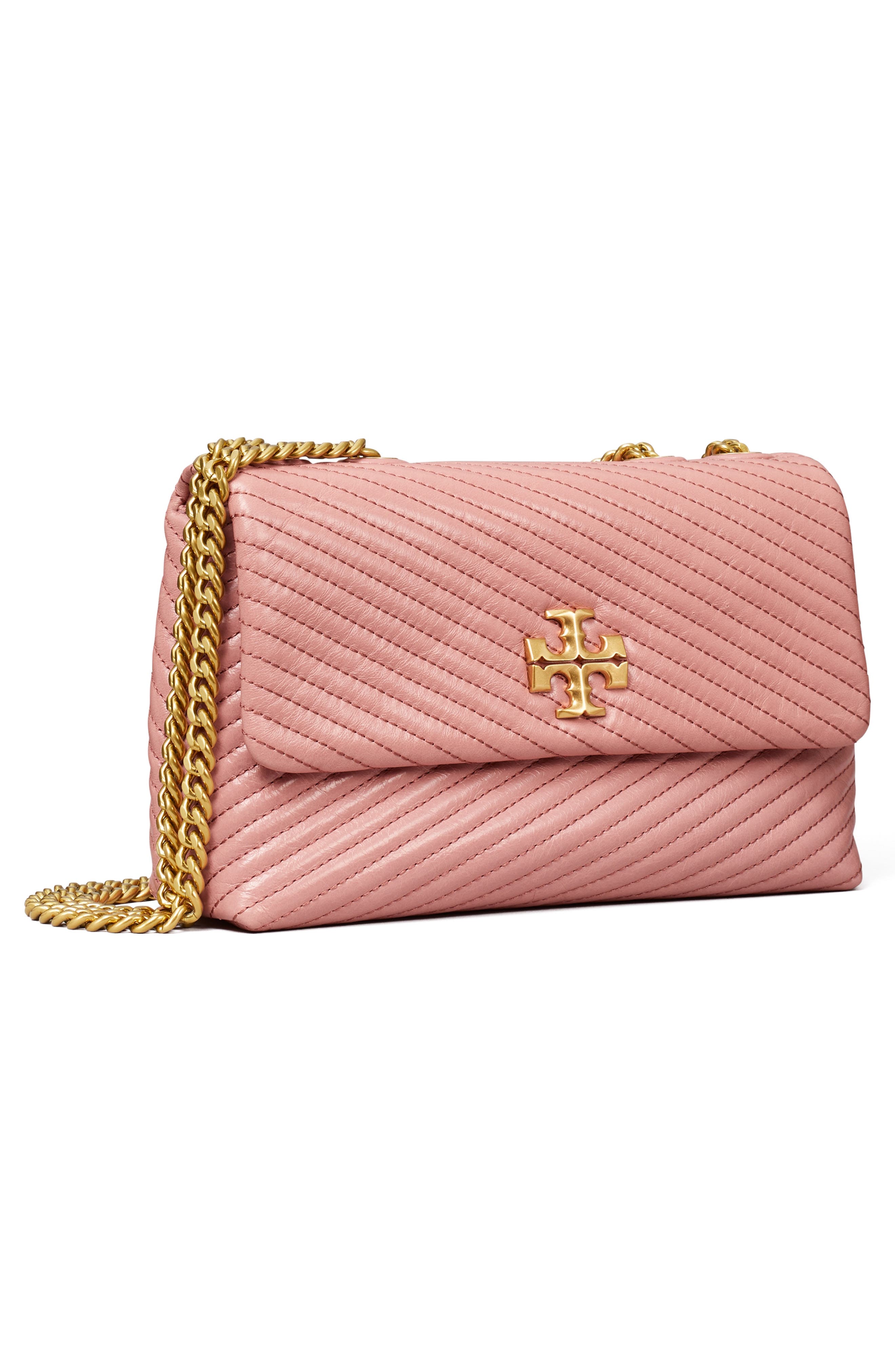 Tory Burch Small Kira Moto Quilted Convertible Shoulder Bag, Alternate, color, 