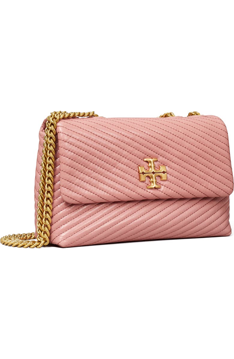 Tory Burch Small Kira Moto Quilted Convertible Shoulder Bag, Alternate, color,