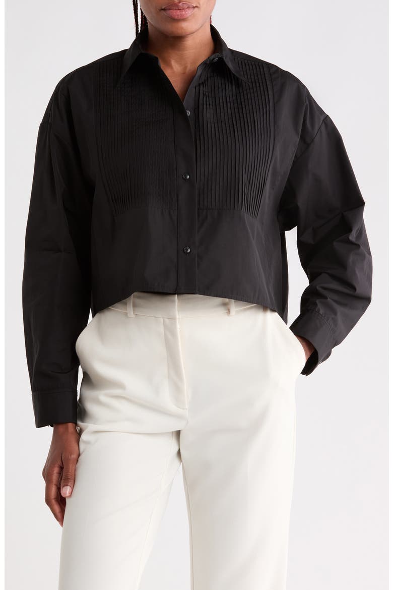 Soon to Be Ex Bib Top, Main, color, BLACK