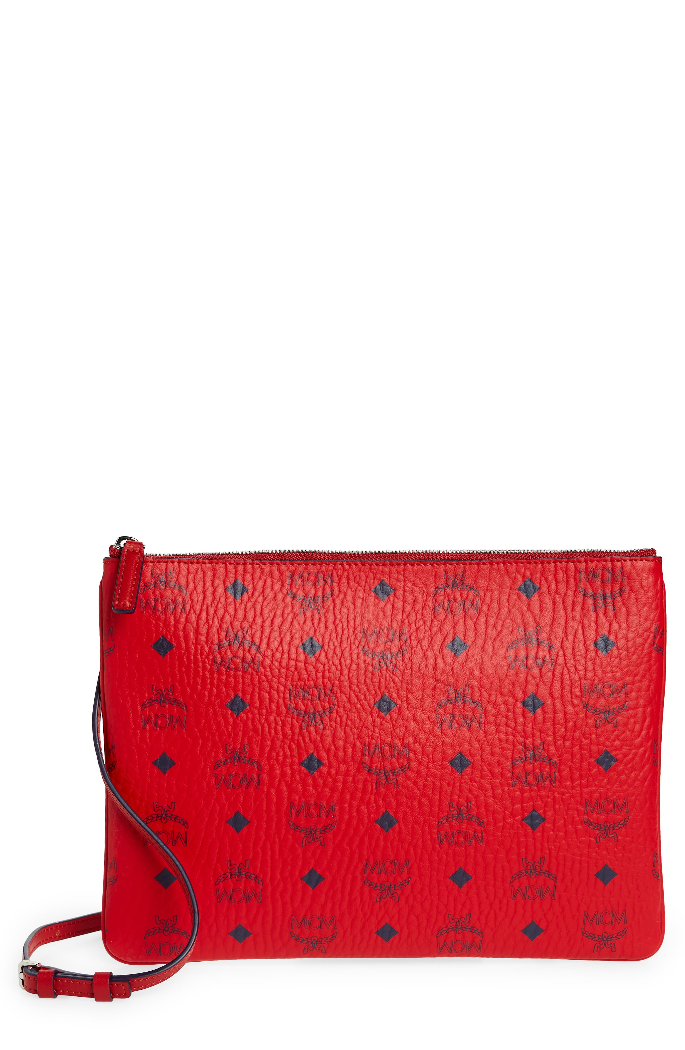 Visetos Original Pouch, Main, color, CANDY RED