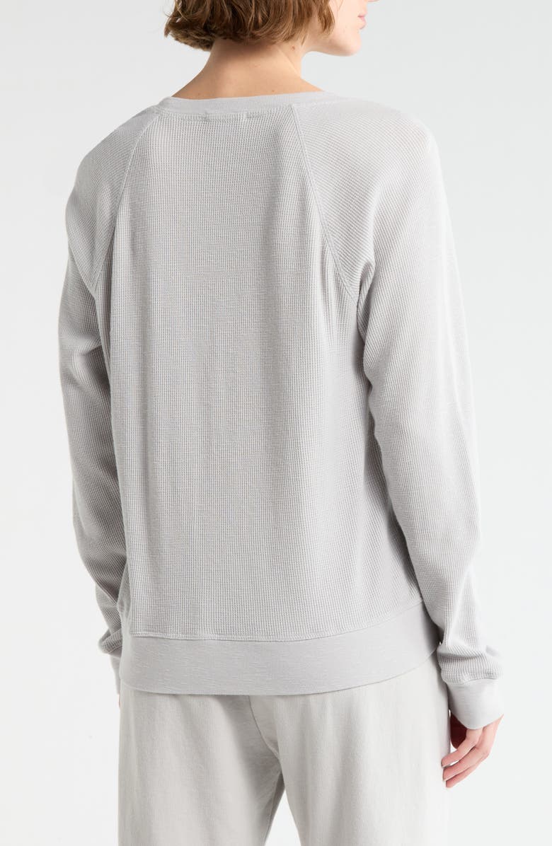 James Perse Relaxed Raglan Sleeve Cotton Pullover, Alternate, color, Mist