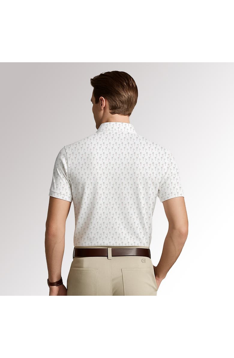 Cole Haan Golf Apparel Cobbler Polo, Alternate, color, White/Silt Green Palm Trees