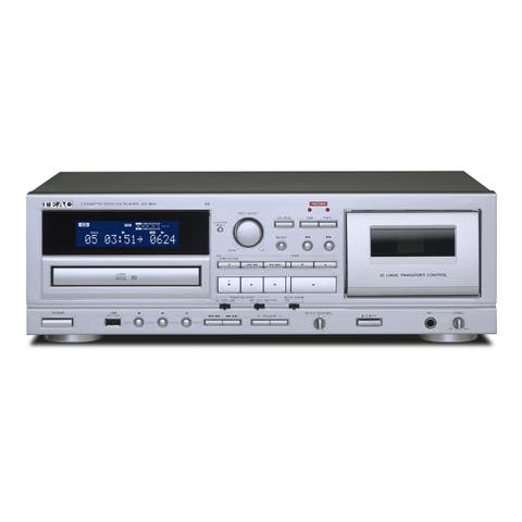 AD-850-SE Cassette Deck & CD Player with Microphone Input & Digital Recording
