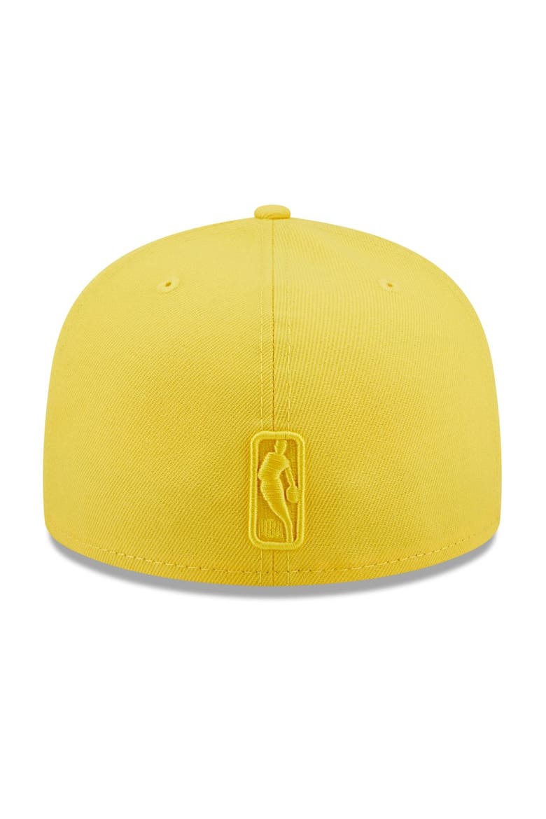 Men's New Era Yellow Denver Nuggets Color Pack 59FIFTY Fitted Hat, Alternate, color, Yellow
