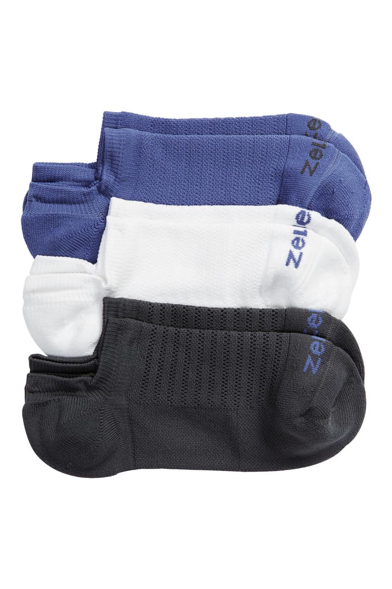 3-Pack Low Training Socks, Main, color, BLUE MARLIN