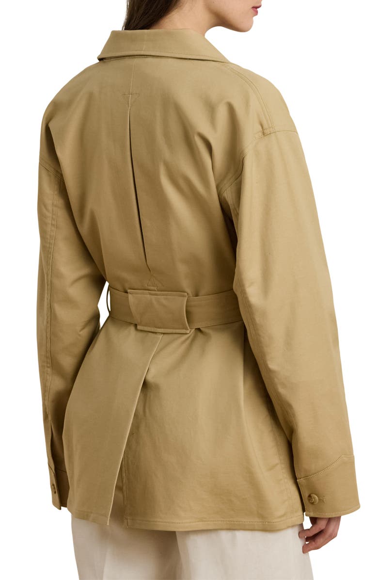 Lauren Ralph Lauren Double Face Stretch Cotton Field Jacket, Alternate, color, 