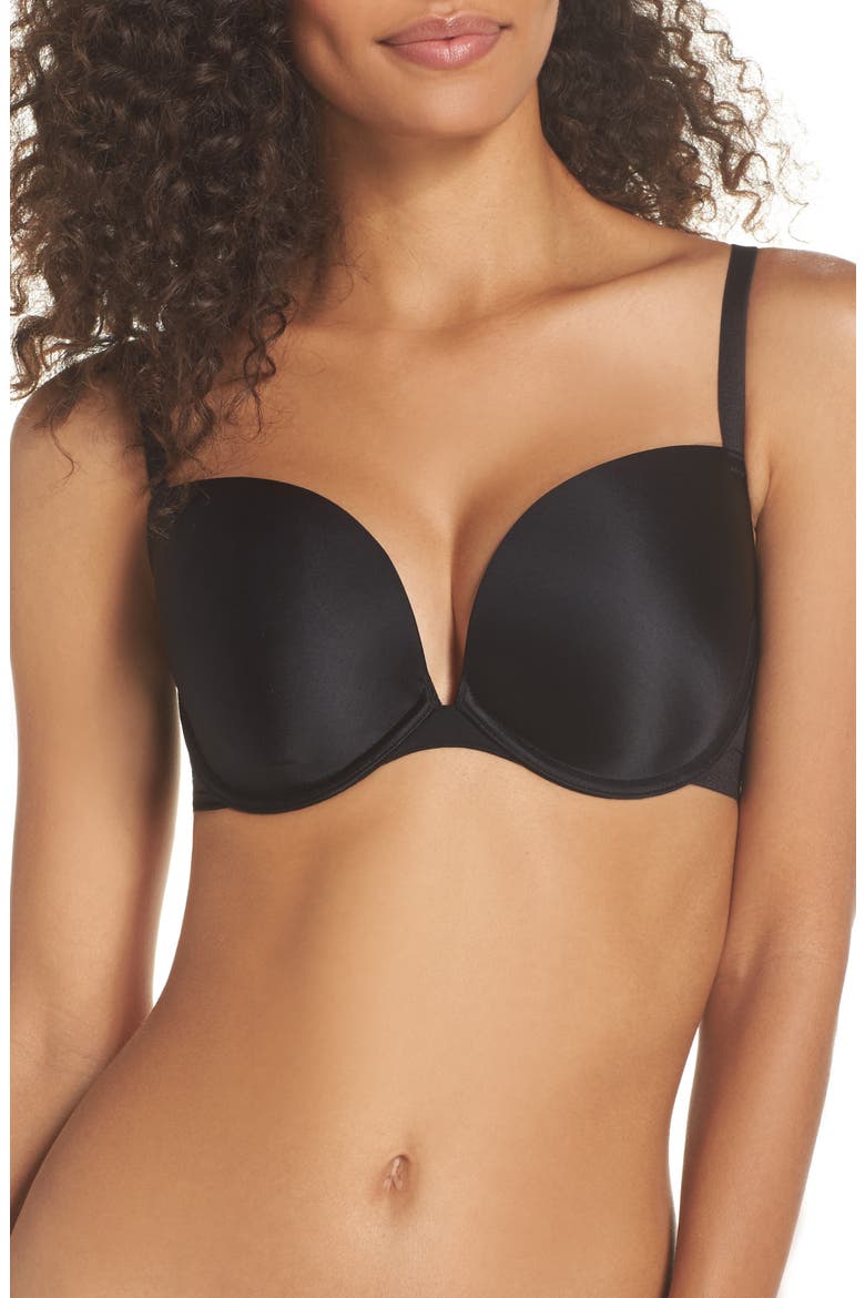 Infinite Underwire T-Shirt Bra, Main, color, BLACK