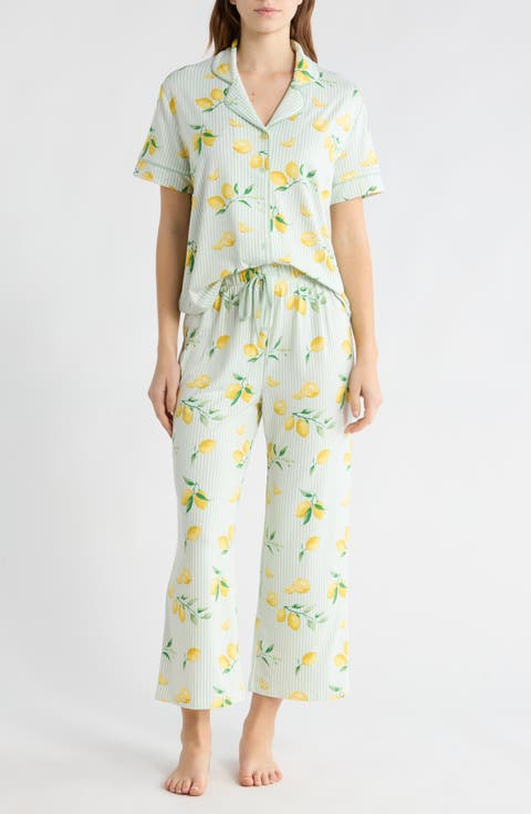 Quiet Night Crop Pajamas