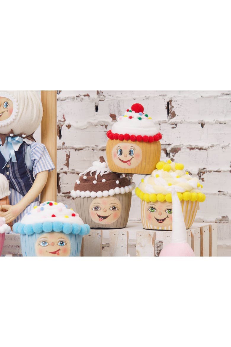 Clarissa Cupcake Joe Spencer Gathered Traditions Figurine 6.5", Alternate, color, Red