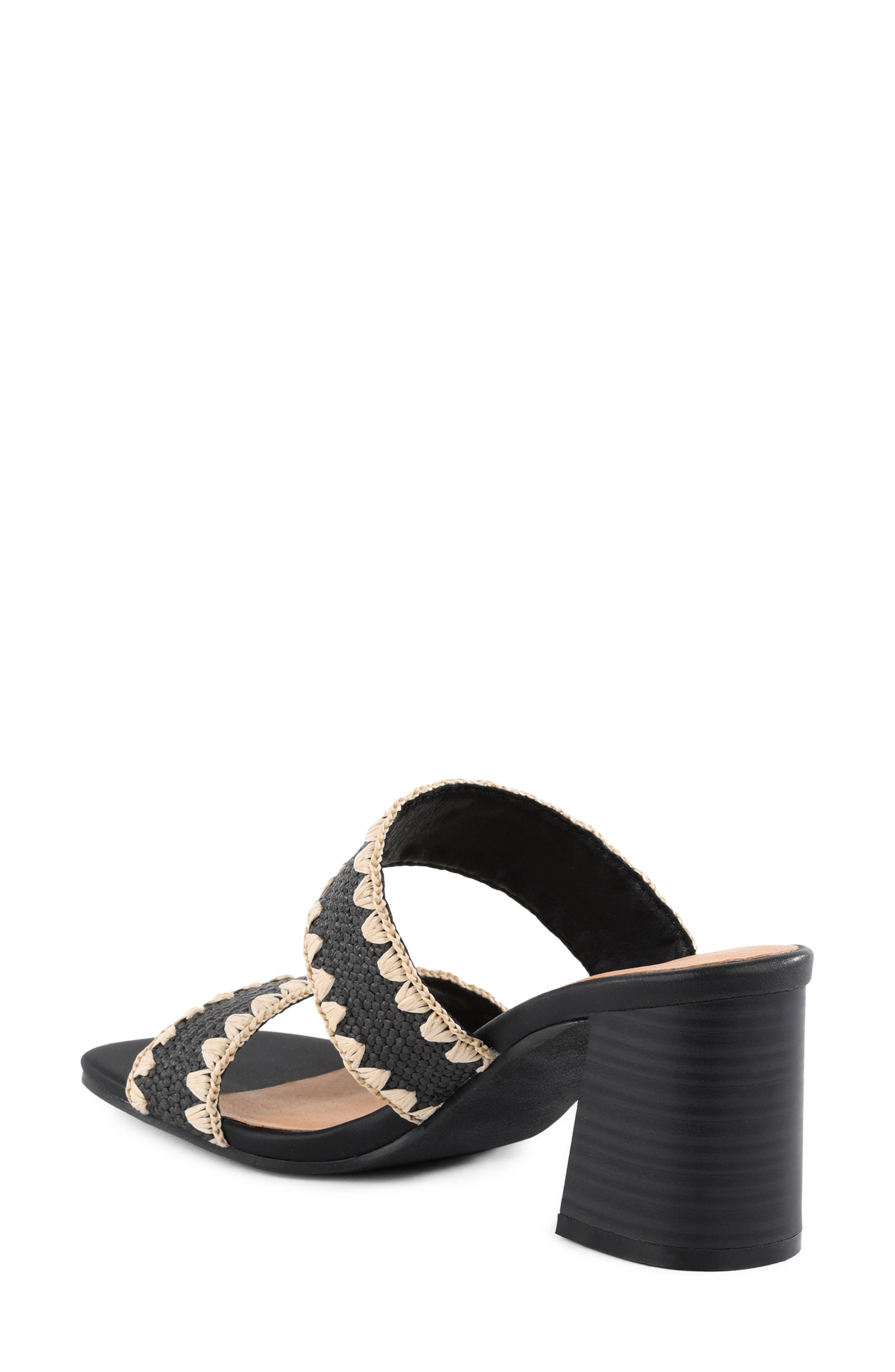 Seychelles Hattie Two-Strap Sandal, Alternate, color, Black