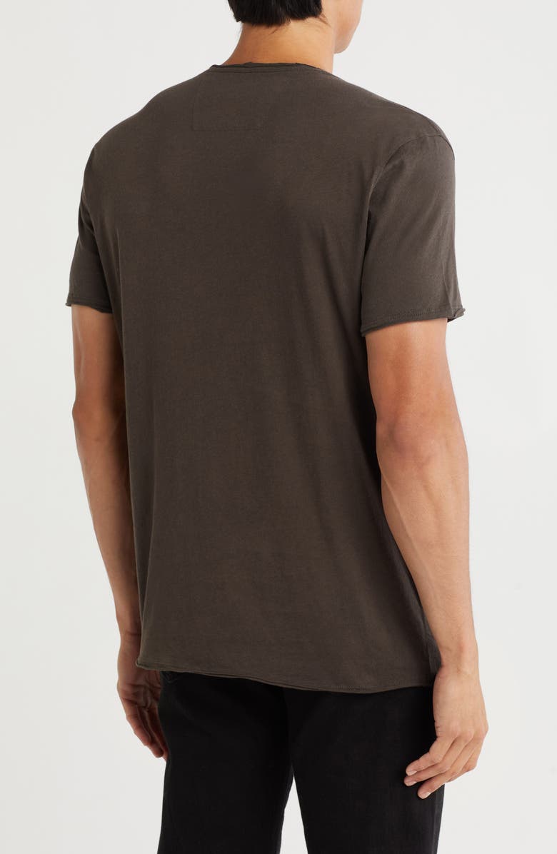 John Varvatos Royal Peace Graphic T-Shirt, Alternate, color, Charcoal