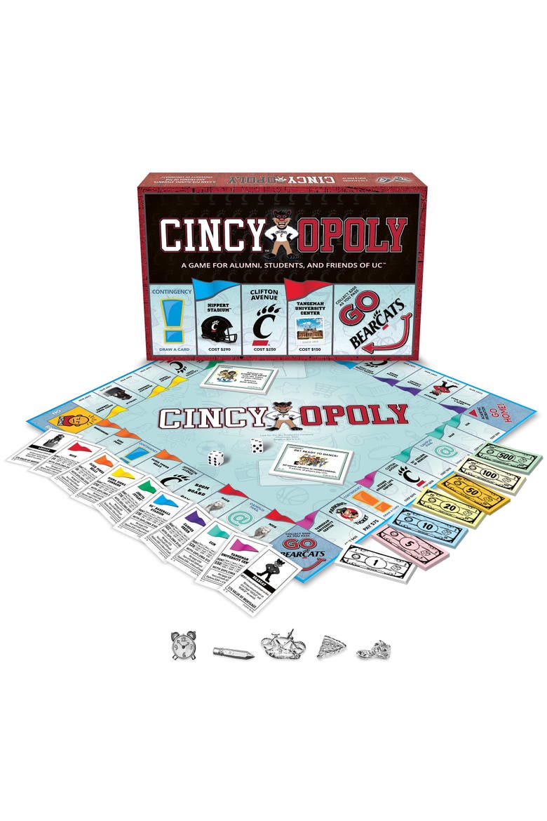 Cincy Opoly Board Game, Alternate, color, Multicolored
