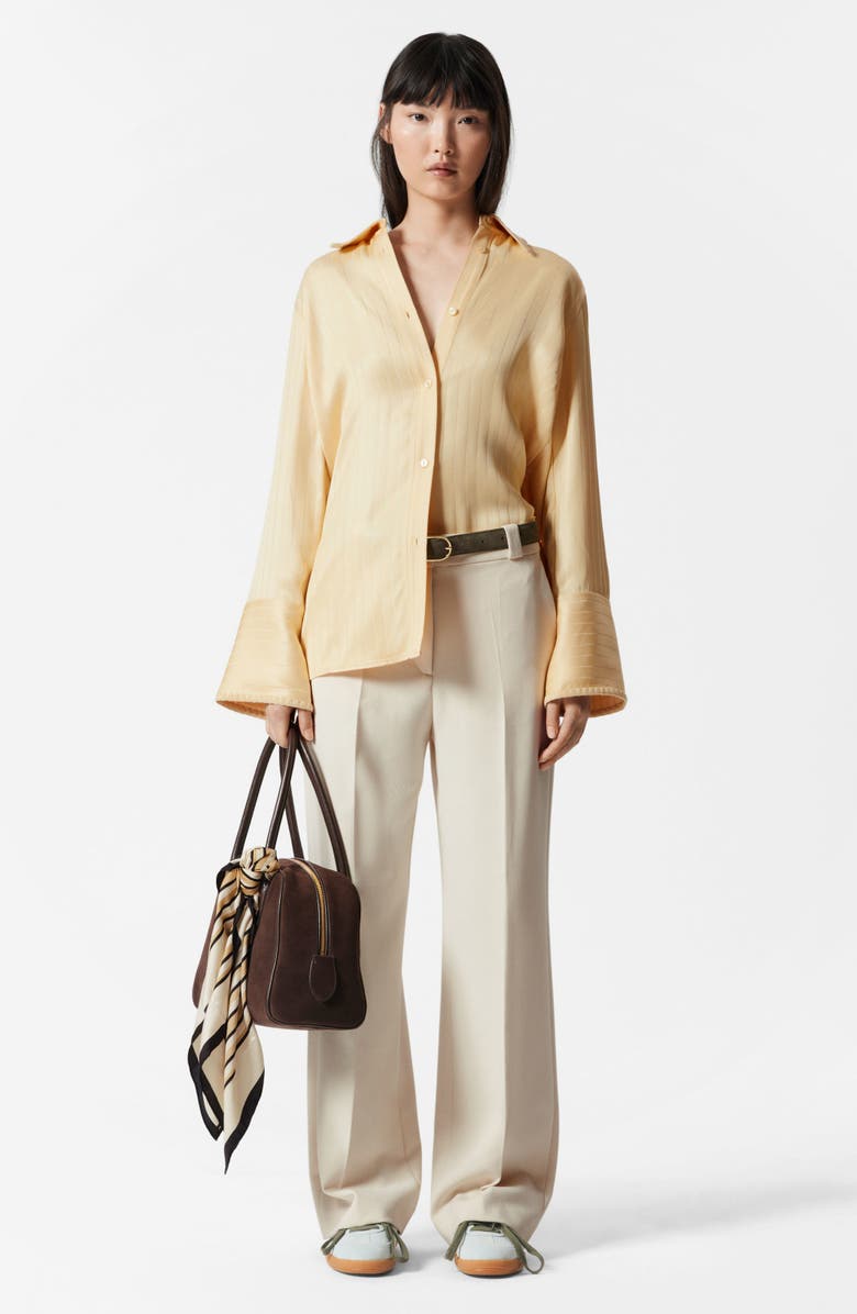 & Other Stories Solid Pants, Alternate, color, Beige