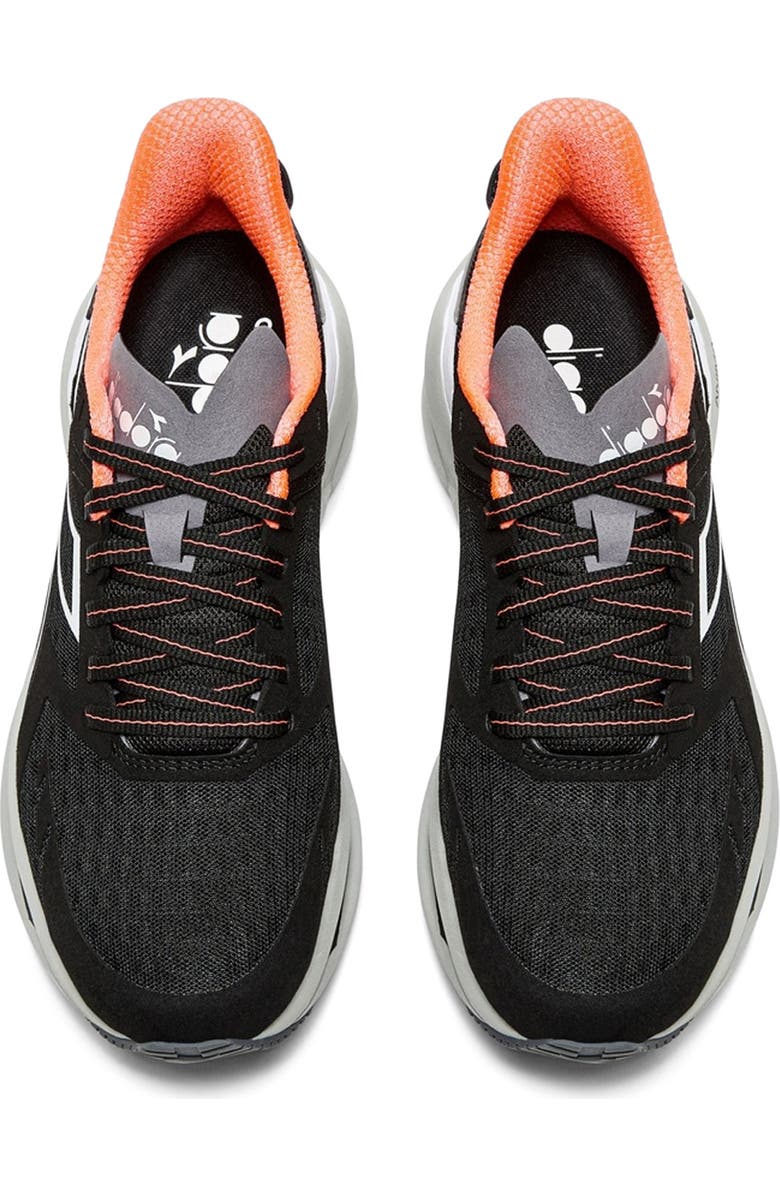 Diadora Cellula Running Shoe, Alternate, color, Black/ Silver