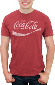 Coca Cola Men's Coca Cola Taste of Time  Graphic T-Shirt