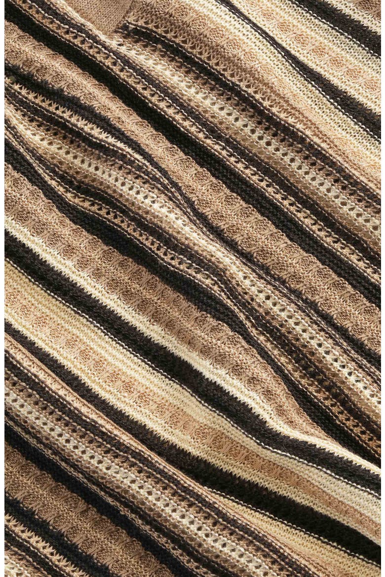 Noam Stripe Linen Polo, Alternate, color, MABLE HUSK