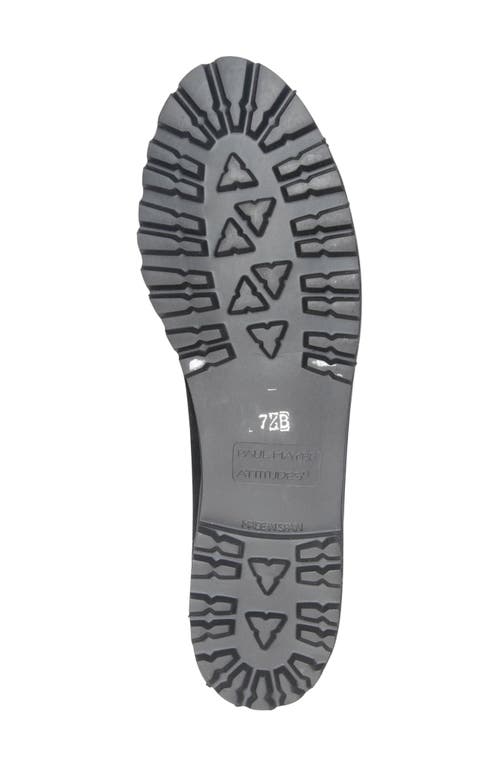 Paul Mayer Bravo Lug Sole Ballet Flat In Black