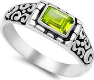 SAMUEL B. Sterling Silver Rectangle Ring