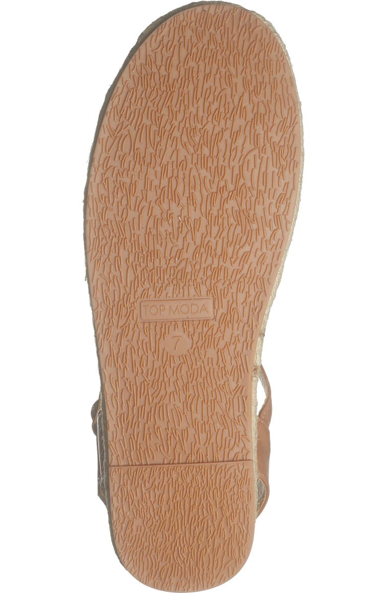 TOP MODA Chaya Floral Embroidered Flat, Alternate, color, Tan Pu