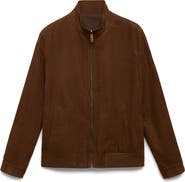 MANGO Faux Suede Jacket