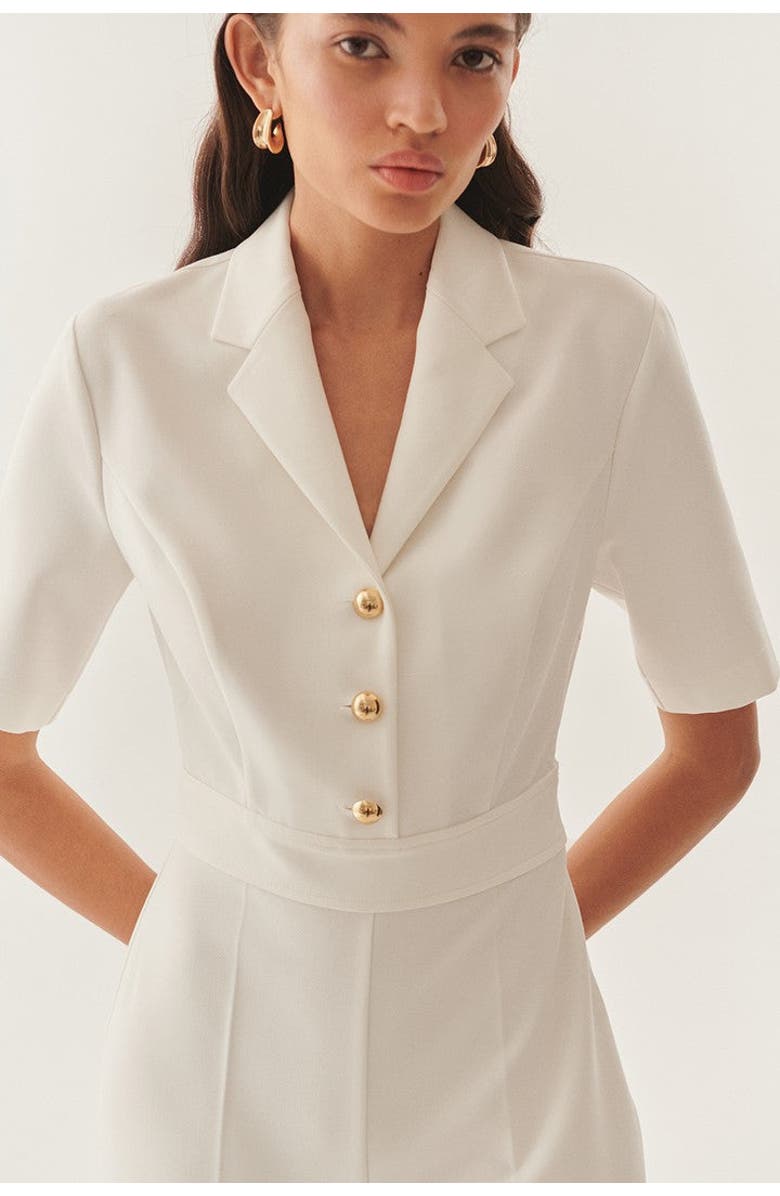 Exquise Lucille Jumpsuit, Alternate, color, White