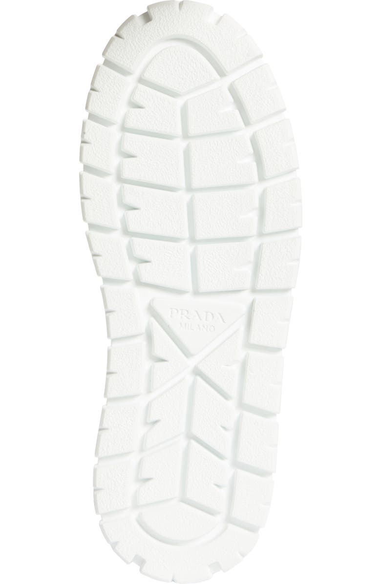 Prada Logo Sport Shearling Lined Platform Sneaker, Alternate, color,