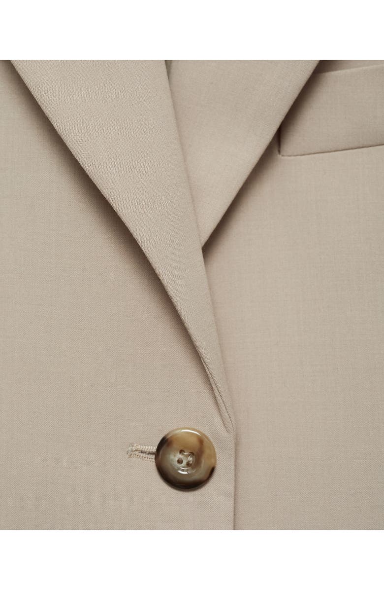 MANGO Structured Straight Fit Blazer, Alternate, color,