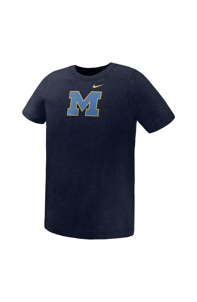 Nike Preschool Nike Navy Michigan Wolverines Legend Color Pop Performance T-Shirt, Alternate, color, Navy