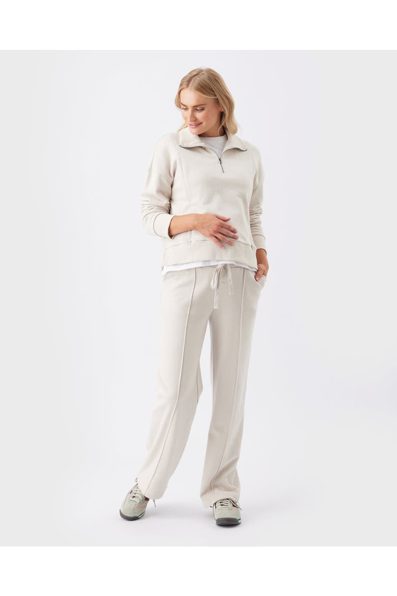 Terry Nursing Sweat, Alternate, color, Chalk