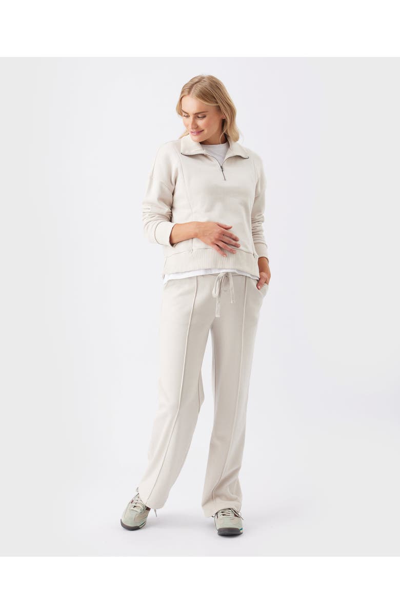 Ripe Maternity Terry Nursing Sweat, Alternate, color, Chalk