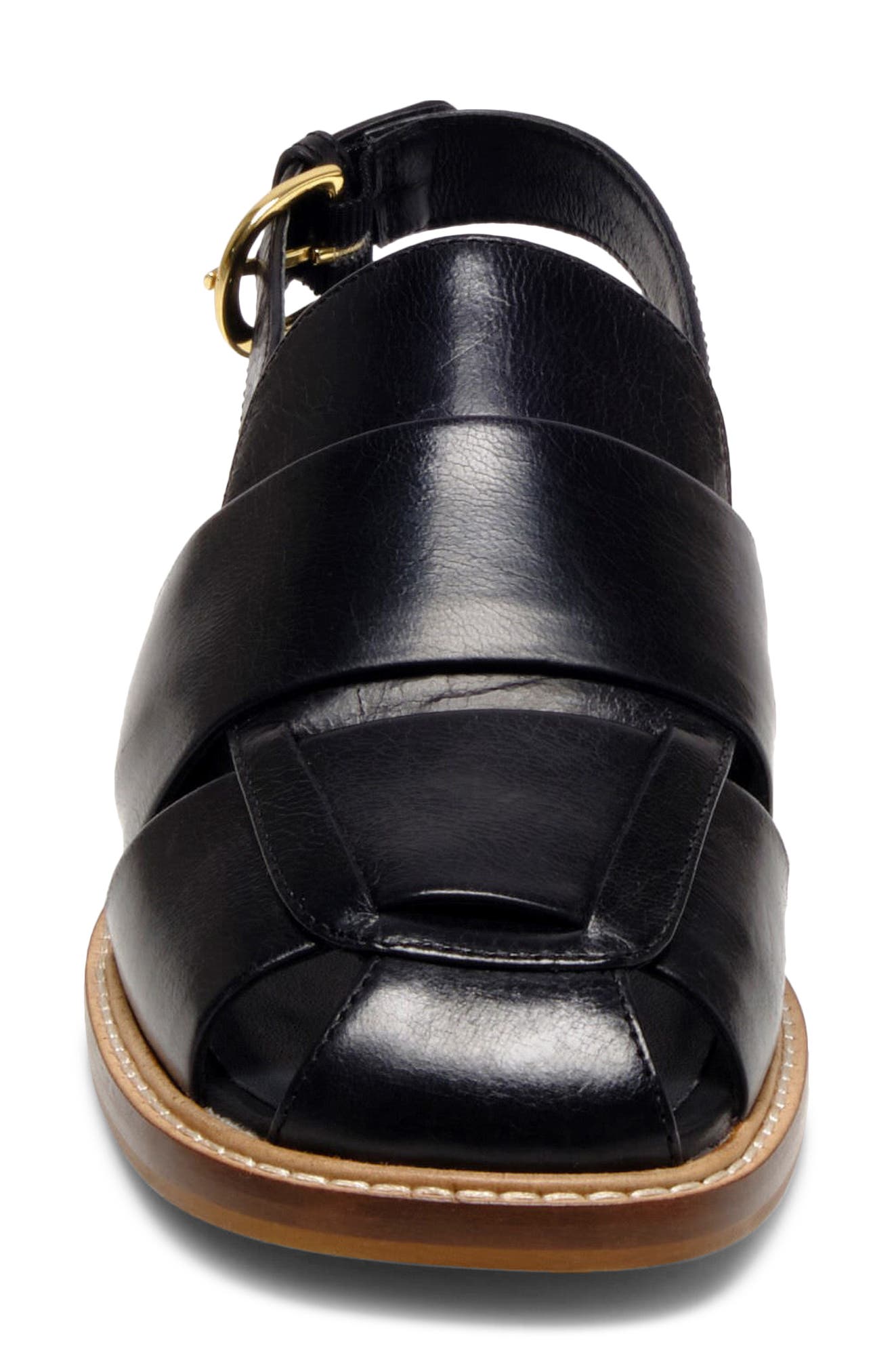 Free People Libby Slingback Sandal, Alternate, color, Black