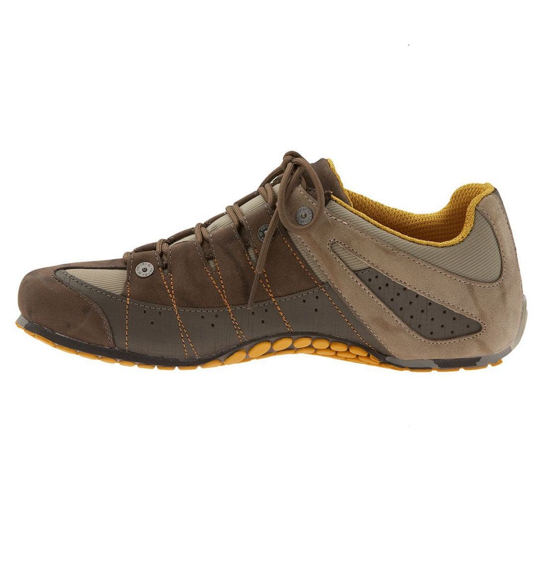 'Kumak' Sneaker, Alternate, color, BROWN/ ORANGE
