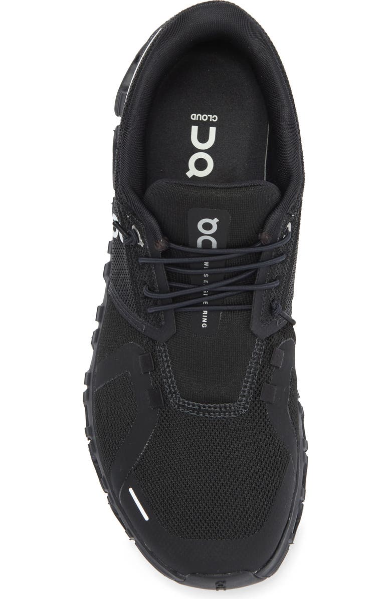 On Cloud 6 Sneaker, Alternate, color, Black/ Black