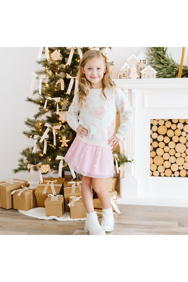 Christmas Cookies Sweater, Alternate, color, Ivory