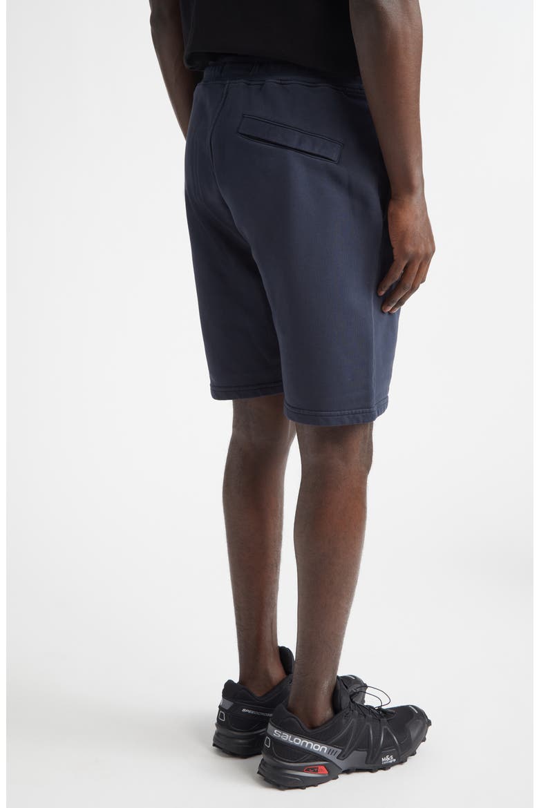 Cotton Fleece Cargo Bermuda Shorts, Alternate, color, V0020 NAVY BLUE